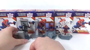 «Человек-паук»! Сюрпризы-коробочки с коллекционными фигурками! Любимый герой мальчишек!