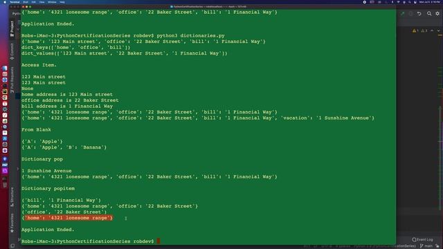 Python Certification Training - Dictionaries