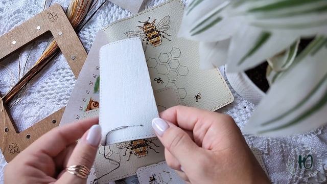 НеКанва от А до Я/ Способ Закрепки Нити На Эко Коже/ Прикладная Вышивка/  Вышивка крестом