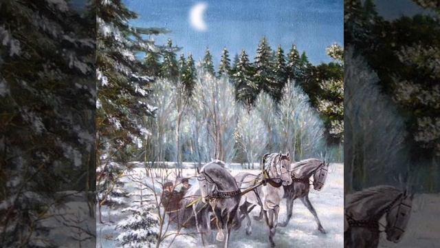 "Зимняя дорога" Автор А.С.Пушкин. Читает Леонид Бархатов. смотреть онлайн