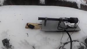 Измерение тяги бесклапанного пульсирующего реактивного двигателя