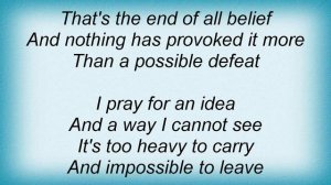 Sara Groves - The Long Defeat Lyrics