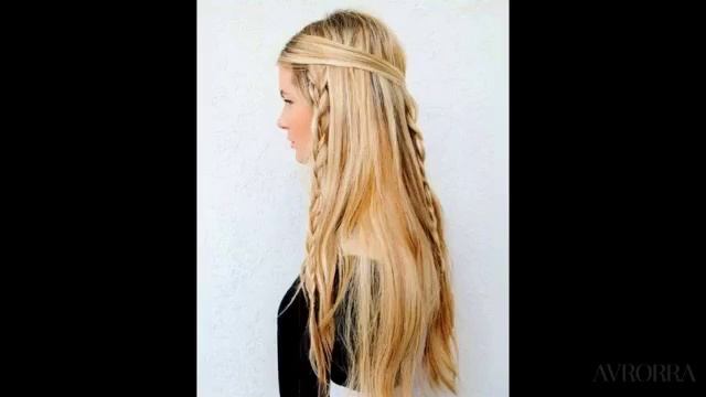 Укладка на длинные волосы смотреть онлайн