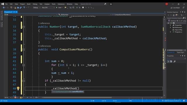 Retrieving data from Thread Function using callback method in C sharp Arabic #89