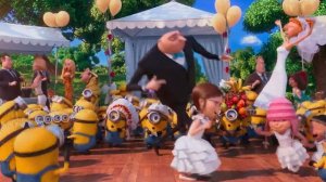 Миньоны танцуют на свадьбе Грю и Люси - Гадкий Я  2 (2013)