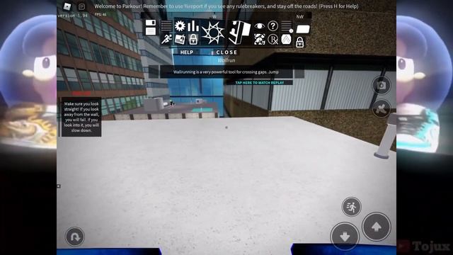 Roblox Parkour Basic Tutorial on Mobile смотреть онлайн