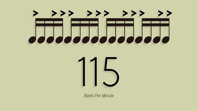 BPM = 115　メトロノーム - metronome - 16分 アクセント3-3 смотреть онлайн