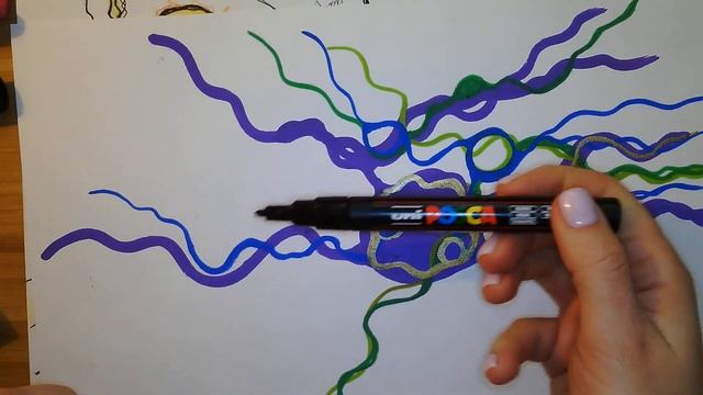 Обзор материалов для рисования UNI Mitsubishi Pencil от инструктора нейрографики Натальи Воробьевой смотреть онлайн