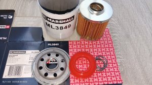 Распил масляного фильтра Marshall ML3849 (аналог MANN W610/6)