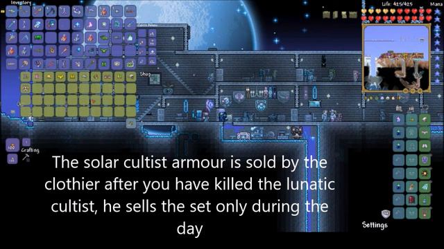 Terraria how to get solar cultist vanity set смотреть онлайн