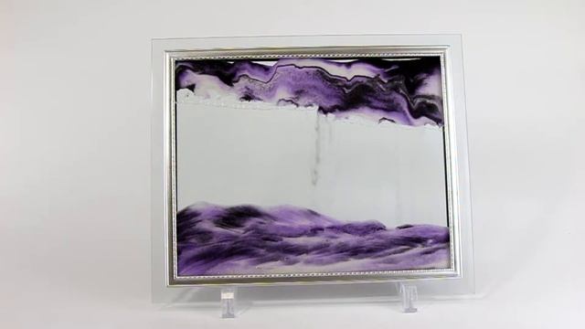 Песочная картина "Живой пейзаж" 25х30 фиолетовая смотреть онлайн