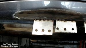 Как сделать ремонт порогов сваркой полуавтомат Авторемонт