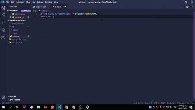 Build a Desktop App using Electron, HTML, CSS &  JS #1 (Setup Electron) (beginners friendly)