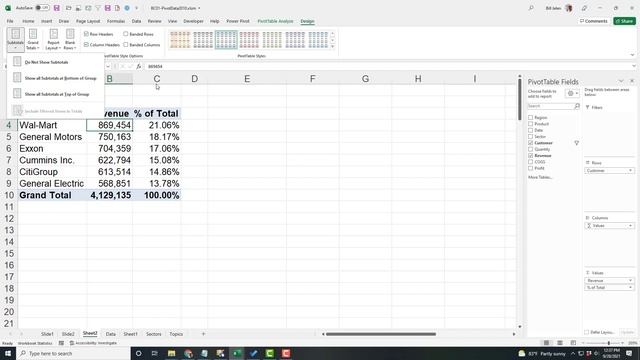 15 - PivotTables with MrExcel - Bill Jelen