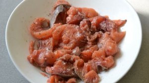 Пирог с рисом и горбушей