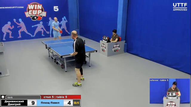 19:00 Деревинский Дмитрий 3-1 Плющ Павел стол 5 ЮГ-3 29.11.20 смотреть онлайн