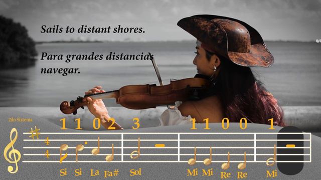 My Mother Told Me 🎻🌊 - Violín Score Partitura Fácil Poema Vikingo смотреть онлайн