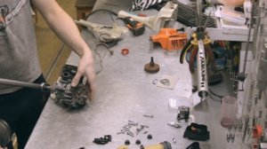 Ремонт китайской мотокосы STIHL FS55. Как собрать косу. Repair of motorcycle mowers.
