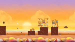 Angry Birds Rio - Golden Beachball. Level 19. 3 stars. [HD]