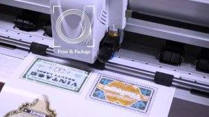 Принтер плоттер для печати и надсечки рулонной этикетки