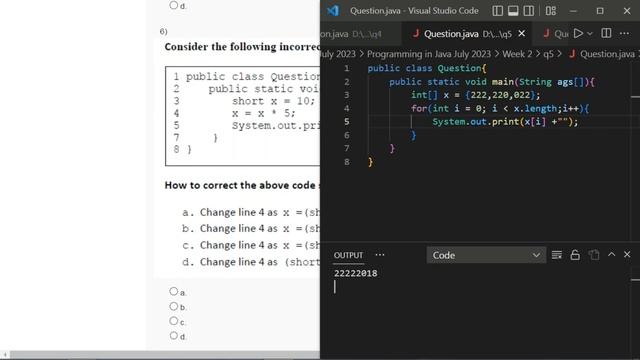 NPTEL Programming In Java Week 2 Assignment 2 Answers Solution Quiz | 2023-July смотреть онлайн