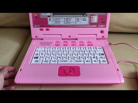 Небольшой обзор / Детский ноутбук / компьютер игровой развивающий с игрушками для детей / 35 функций смотреть онлайн