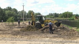 Работы на набережной Моршанским филиалом ОАО "ТСК"