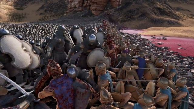 Spartans Thermopylae Vs 100,000 Persians Ultimate Epic Battle Simulator 2 UEBS2