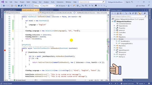 (#56) Create dropdown in asp.net core with text and value using SelectList  | Asp.Net Core tutorial