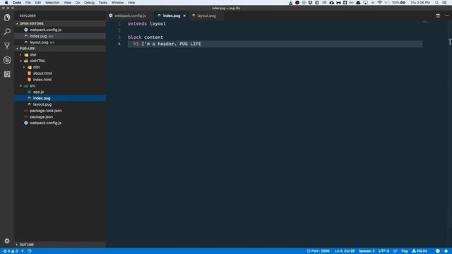 Pug Life - Developing Static sites with Pug смотреть онлайн