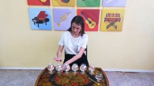 Мастер-класс музыкального руководителя Волковой А.Ю. "Играем на стеклянной арфе"