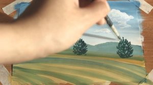 Как нарисовать пейзаж для НАЧИНАЮЩИХ