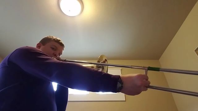 How to play the F major scale (2 octaves) (Trombone) смотреть онлайн