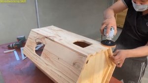Крутой скворечник из дерева.