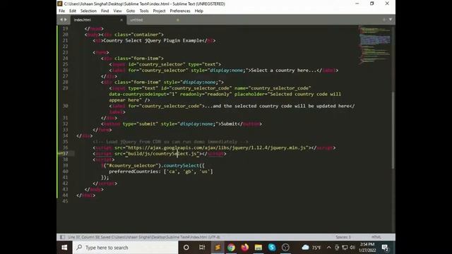 Country Picker With Flags with full source code by jishaansinghal in 2022