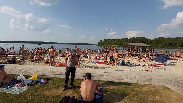 Сенеж, озеро, пляж смотреть онлайн