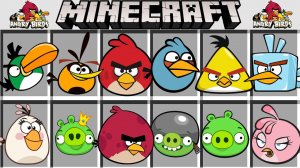 Мод на всех ЭНГРИ БЕРДС в МАЙНКРАФТ ! ANGRY BIRDS MOD in MINECRAFT PE