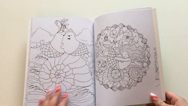 Обзор раскраски Лулу Майо «Миллион русалок» // A million mermaids by Lulu Mayo смотреть онлайн