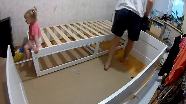 Сборка кровати из Икеа ( ikea ), как собрать кровать