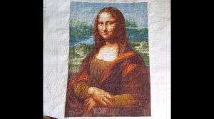 Мона Лиза от "Золотое Руно".  Готовая работа