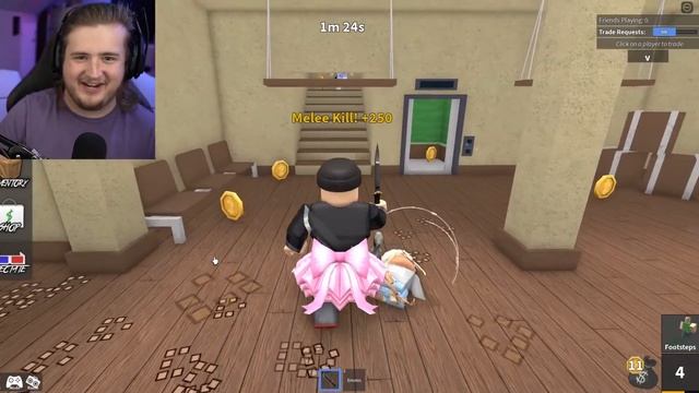 I PLAYED ROBLOX MURDER MYSTERY смотреть онлайн