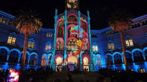 Световые инсталляции госпиталя Sant Pau в Барселоне