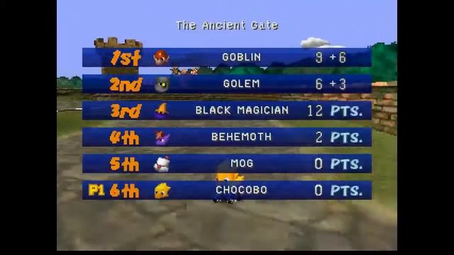 Chocobo Racing ... (PS1) Gameplay