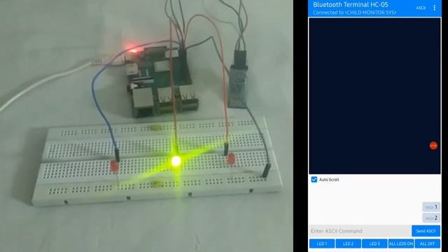 HOW TO CONTROL LED'S CONNECTED WITH RASPBERRY PI USING BLUETOOTH: Interfacing HC-05 module and led'