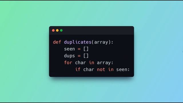 How to Find Duplicates in Python Arrays