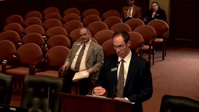 Fred Birnbaum testifies against H.269