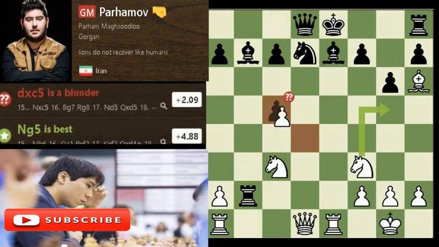 Wow   GM Magshoodloo Falls for The Rook Sacrifice Followed by Incurable Checkmate by GM Wesley So