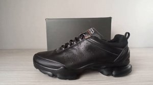 Ecco biom черные кожа