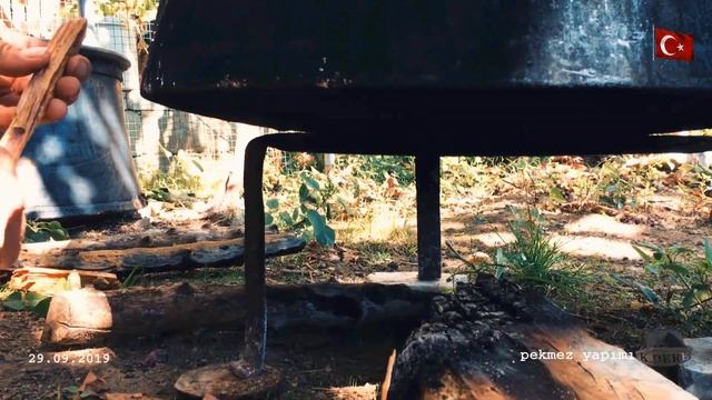 Köyde Üzüm Pekmezi Yapımı | Üzüm Pekmezi Nasıl Yapılır | Making Grape Molasses [K.DERE]
