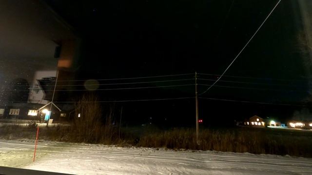 Северное сияние из окна дома смотреть онлайн